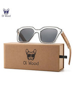 Oi Wood Designer Polarized Sunglasses UV400 Blue Lens - $37.68+