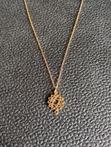 Gold Color Plated Star Pendant Necklace Gold Chain - $226.34 MXN