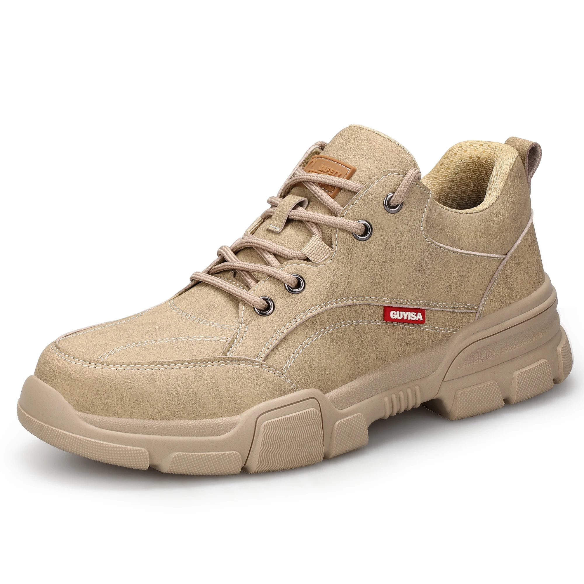 Steel Toe Boots for Men  Work Boots Indestructible Work Shoes Desert Com... - $266.14