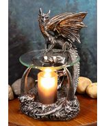 Ebros Skull Graveyard Dragon Electric Oil Burner Or Tart Warmer Statue 8... - €36,91 EUR
