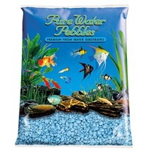 Pure Water Pebbles Aquarium Gravel - Heavenly Blue 25 lbs (3.1-6.3 mm Gr... - $135.56