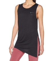 Nike Womens Breathe Training Tank Top Color Black/White Color S - $49.41