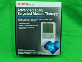 CVS Health Advanced TENS Targeted Muscle Therapy MSRP. New. Sealed- exp ... - £28.05 GBP