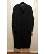 Clergy Minister Pastor Preacher Men&#39;s Size 46 Lined Robe Black with Butt... - £67.18 GBP