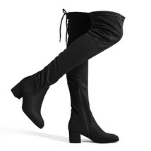 Dream Pairs Thigh High Boots Female Winter Boots Women Chunky Heel Boots Long St - £75.42 GBP