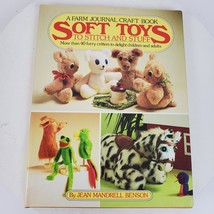 Vintage 1983 Soft Toys To Stitch &amp; Stuff Book Farm Journal Craft Book - £12.55 GBP