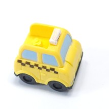 Mini plastic PVC non moving Taxi toy micro - £2.36 GBP