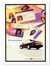 Chevrolet Lumina New Drivers Everyday Vintage 1998 Full-Page Print Magazine Ad - £7.75 GBP