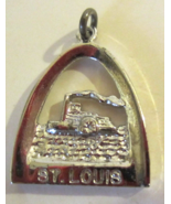 Vintage  ST. LOUIS ARCH Charm River Boat Sterling - £14.11 GBP