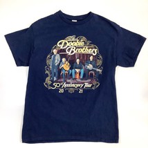 The Doobie Brothers 50th Anniversary Tour Band 2021 T-Shirt 2-Sided Mens Sz M - £16.16 GBP