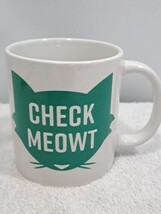 Royal Norfolk CHECK MEOWT Kitty Cat Coffee Tea Mug Cup - $11.41 CAD