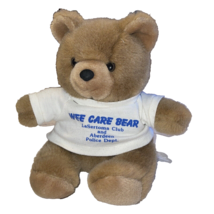 Wee Care Bear Plush Stuffed Animal Teddy Bear LeSertoma Club and Aberdeen PD 10&quot; - £11.67 GBP