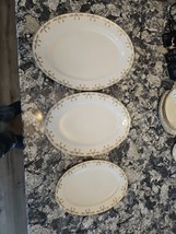 Antique Haviland Limoges 580 china lot 3 serving platters 16&quot; 14&quot; 12&quot; ro... - £35.56 GBP