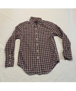 Ralph Lauren Plaid Long Sleeve Button Down Red Green Boys Small 8  - £13.02 GBP