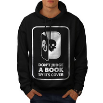 Wellcoda Judge Book Skeleton Mens Hoodie, Evil Casual Hooded Sweatshirt - £25.70 GBP+