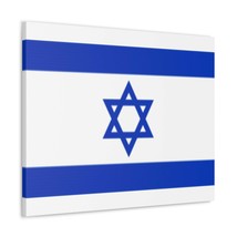 Israel Country Flag Canvas Vibrant Wall Art Unframed Home Decor - £60.73 GBP+