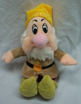 Walt Disney Snow White and Seven Dwarfs SNEEZY DWARF 8&quot; Plush Stuffed Animal Toy - £13.14 GBP
