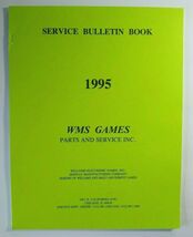 Williams Pinball Service Bulletin Book 1995 Original Flipper Game Repair... - $11.33