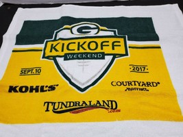 WinCraft NFL Green Bay Packers Rally Towel - Sept. 10, 2017 - Kickoff Weekend - £7.41 GBP