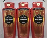 Lot of 3 Old Spice AFTER HOURS Body Wash 21 FL OZ ea 8-Hour Technology - £27.35 GBP