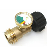 Propane Tank Gauge Gas Grill BBQ RV Pressure Adapter Meter Gauge Indicat... - $14.95