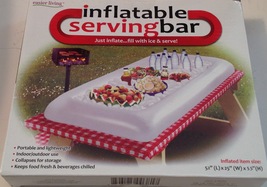 Inflatable Cold Food Serving Party Bar Inflate and Fill With Ice New in Box - £9.64 GBP