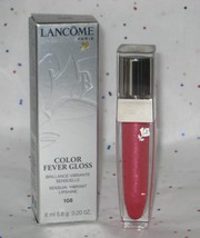 Lancome Color Fever Gloss Sensual Vibrant Lipshine in Red Hysteria - NIB  - $29.98