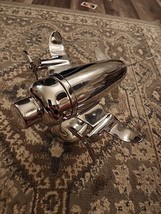 Airplane Cocktail Shaker On Stand Godinger Very Nice - $1,456.44 MXN