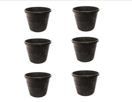 Pond H2o 8&quot; Round Aquatic Plastic Mesh Slotted Plant or Flower Basket, 6... - £31.61 GBP