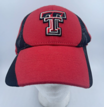 Nike Texas Tech Team TTU Hat Cap Red Raiders Football Mens M/L Red Black EUC - £9.90 GBP