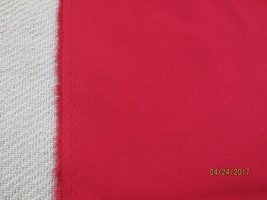 2004. DEEP RED CRANBERRY Polyester Blend Apparel &amp; Craft  Fabric-65&quot; x 3 1/4 Yds - £8.06 GBP