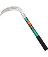 Steel Grass Sickle,Clearing Sickle,Brush Clearing Sickle with Carbon Ste... - $25.47