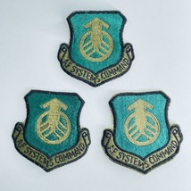 Lot of 3 AF Systems Command Patches USAF US Air Force Military - £7.83 GBP