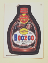 TOPPS WACKY PACKAGES BOOZCO Puzzle Back #5 1991 Series **The Topps Company - £22.19 GBP