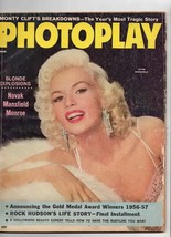 VINTAGE Mar 1957 Photoplay Magazine Jayne Mansfield Marilyn Monroe Kim Novak - £58.07 GBP