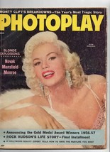 VINTAGE Mar 1957 Photoplay Magazine Jayne Mansfield Marilyn Monroe Kim Novak - £55.78 GBP