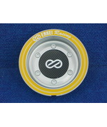 Enkei Alloy Wheels Pop-On Style Center Cap CC-974 Yellow Ring 5 3/8&quot; Dia... - £13.98 GBP