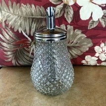 Classic Retro Diamond Pattern Glass Sugar Pourer - $16.00