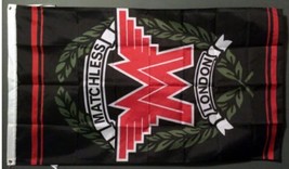 Matchless Motorcycle London M Logo Flag Vertical 3X5 Ft Polyester Banner... - $20.00