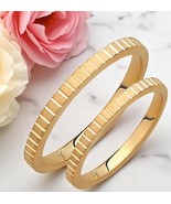 2mm Slim Wedding Bands Set, Minimalist Bands, Wedding Band Pair, Custom ... - $552.55 CAD+