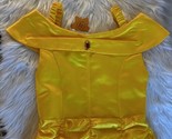 Princess Dress for Girls Off Shoulder Layered Yellow, Size 150 7/8 - NEW! - £16.49 GBP
