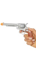 Western Toy Gun Costume Prop Revolver Pistol Cowboy Sheriff Wild West 996433 - £8.72 GBP