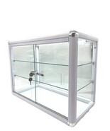 White Countertop Showcase w/ LED - €169,62 EUR White Countertop Showcase w/ LED - €169,62 EUR