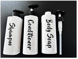 16.9oz Shampoo and Conditioner Dispenser (3 Pack) 8.38&quot;L x 7.95&quot;W x 2.71&quot;H - $30.70 CAD