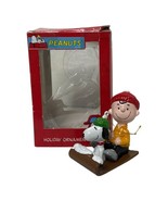 Peanuts, Charlie Brown And Snoopy,  Christmas Ornaments, Sledding, ZTAPE... - $15.50 CAD