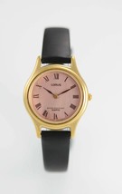 Lorus Mujer Oro Acero Inoxidable Resistente Al Agua Fácil Leer Reloj de Cuarzo - £23.85 GBP