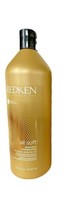 Redken All Soft Moisturizing Shampoo For Dry &amp; Brittle Hair, 33.8 oz - £47.79 GBP