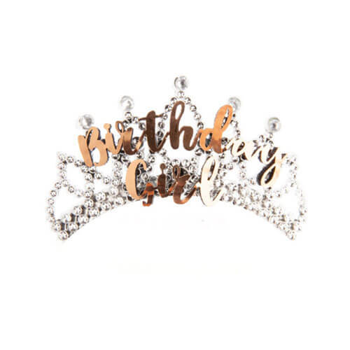 Alandra Rose Gold and Silver Tiara - Birthday Girl - $19.16