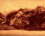 Sepia View Rose Arbor Point Defiance Park Tacoma WA UNP 1910s DB Postcar... - $3.91