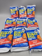 9 Packs 1991-92 Fleer Basketball Jumbo, 7 Packs OPENED 2 Factory SEALED READ - £13.05 GBP